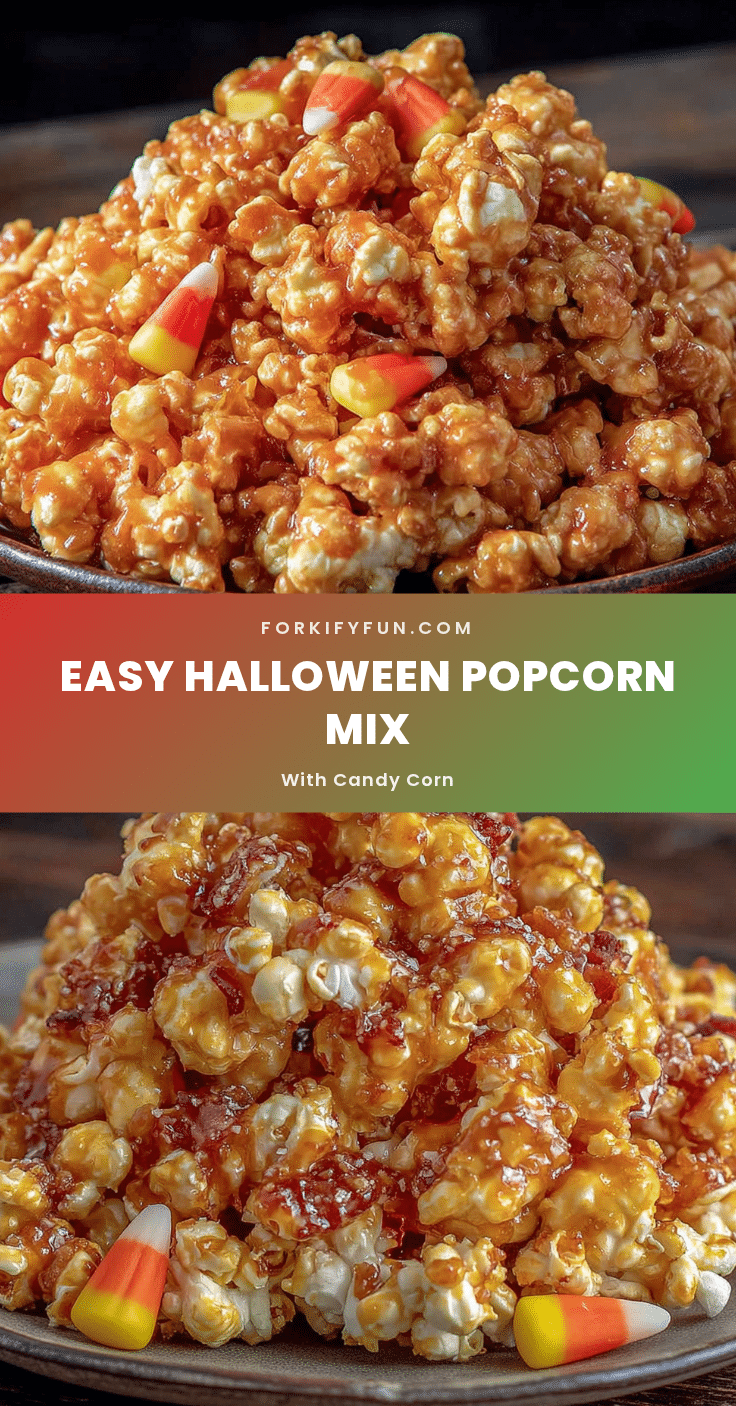 halloween popcorn mix recipe