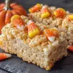 halloween rice krispie treats - featured image
