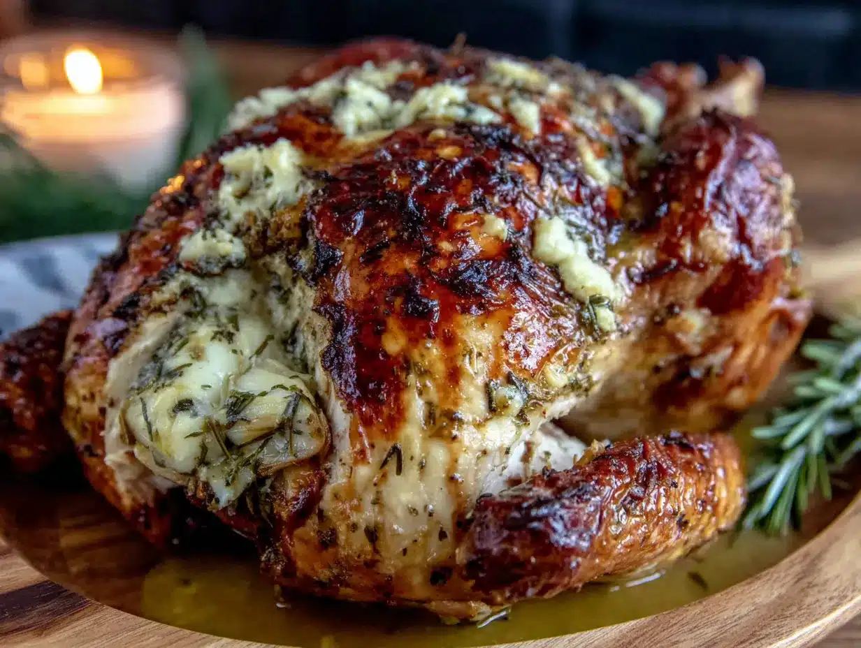 herb butter roasted turkey preparation steps