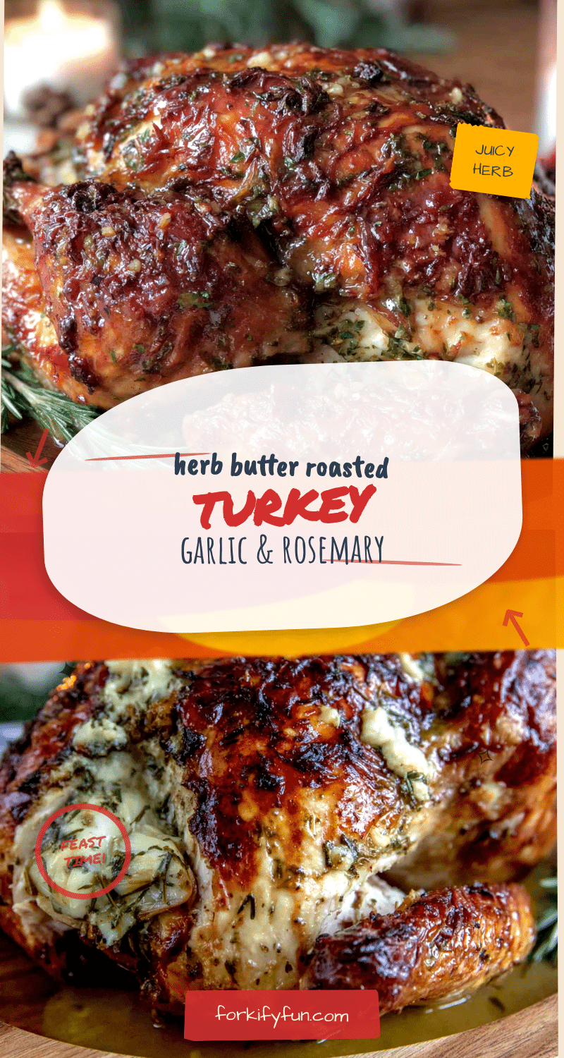 herb butter roasted turkey recipe