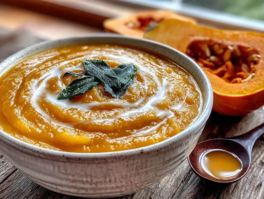 honeynut squash soup - featured image