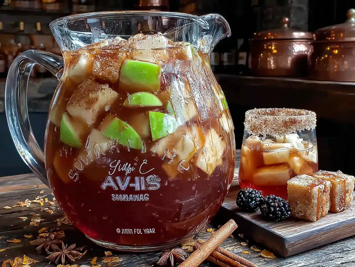 kid-friendly apple cider caramel punch preparation steps