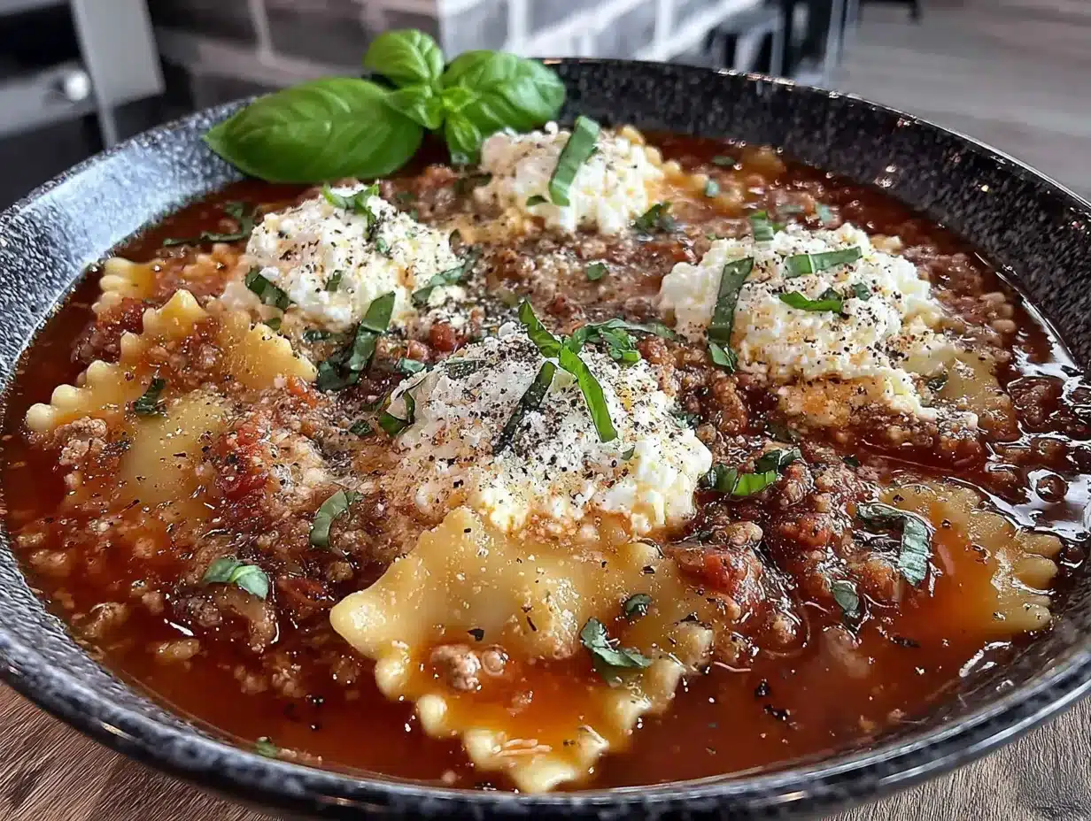 lasagna soup preparation steps