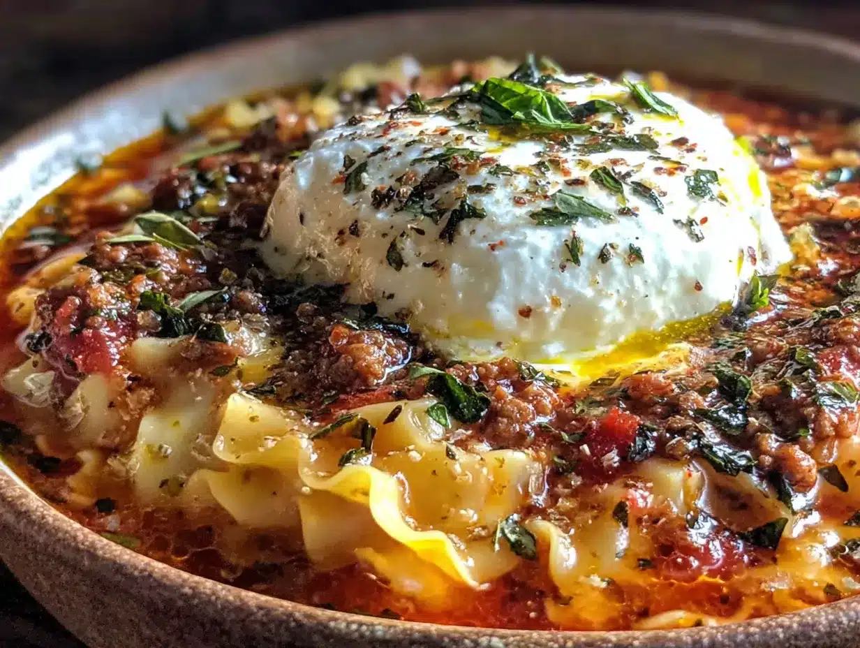 lasagna soup preparation steps