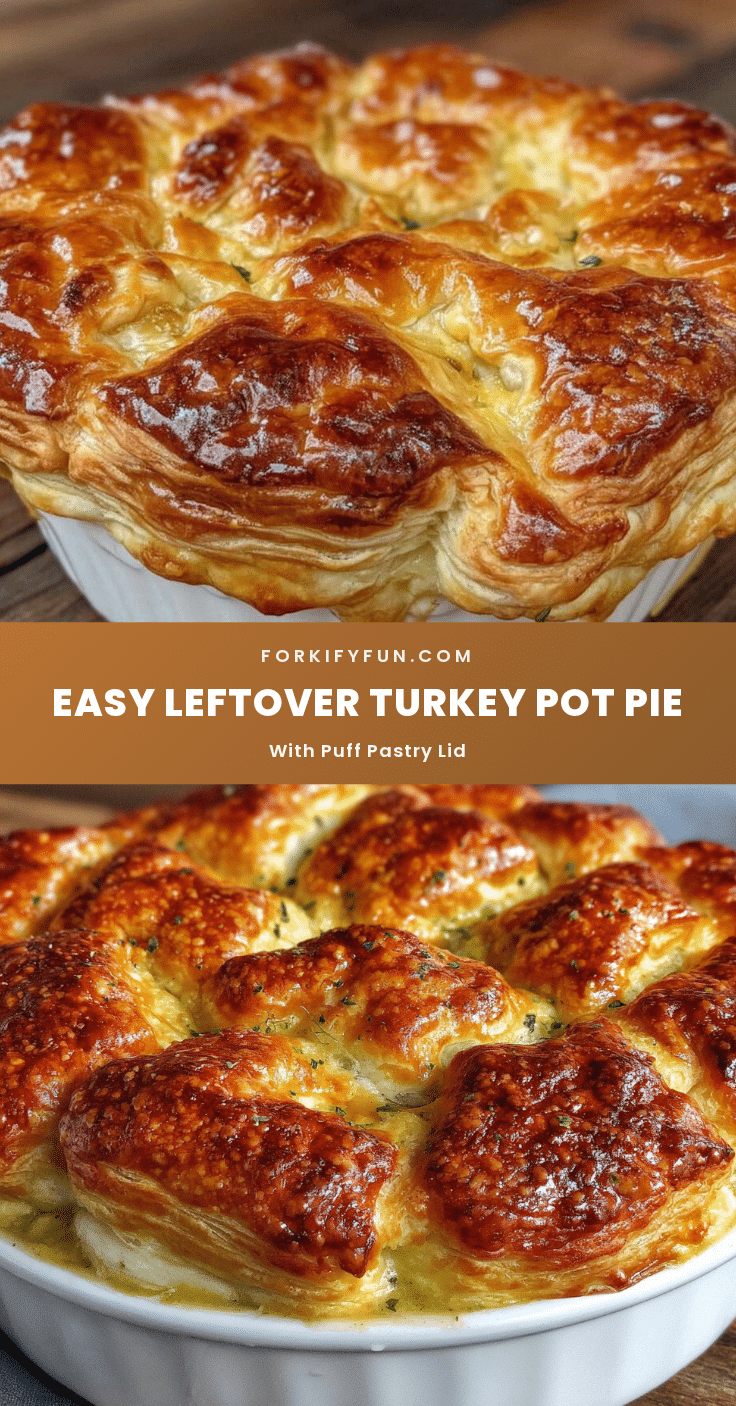 leftover turkey pot pie with puff pastry recipe