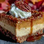 lighter pumpkin cheesecake bars - featured image