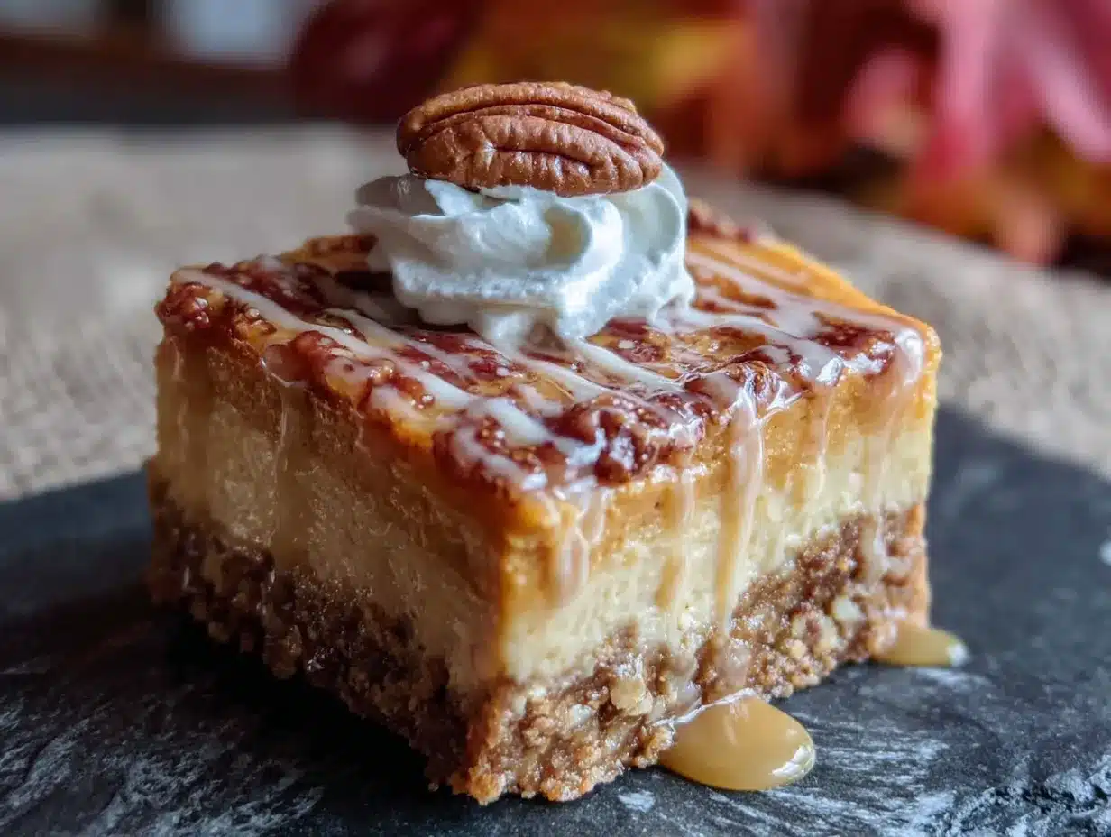 lighter pumpkin cheesecake bars preparation steps