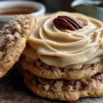lighter thanksgiving sugar cookies with maple cream frosting - featured image