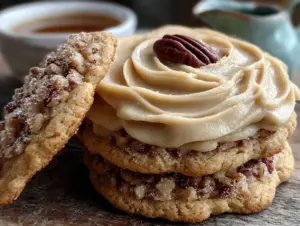 lighter thanksgiving sugar cookies with maple cream frosting - featured image