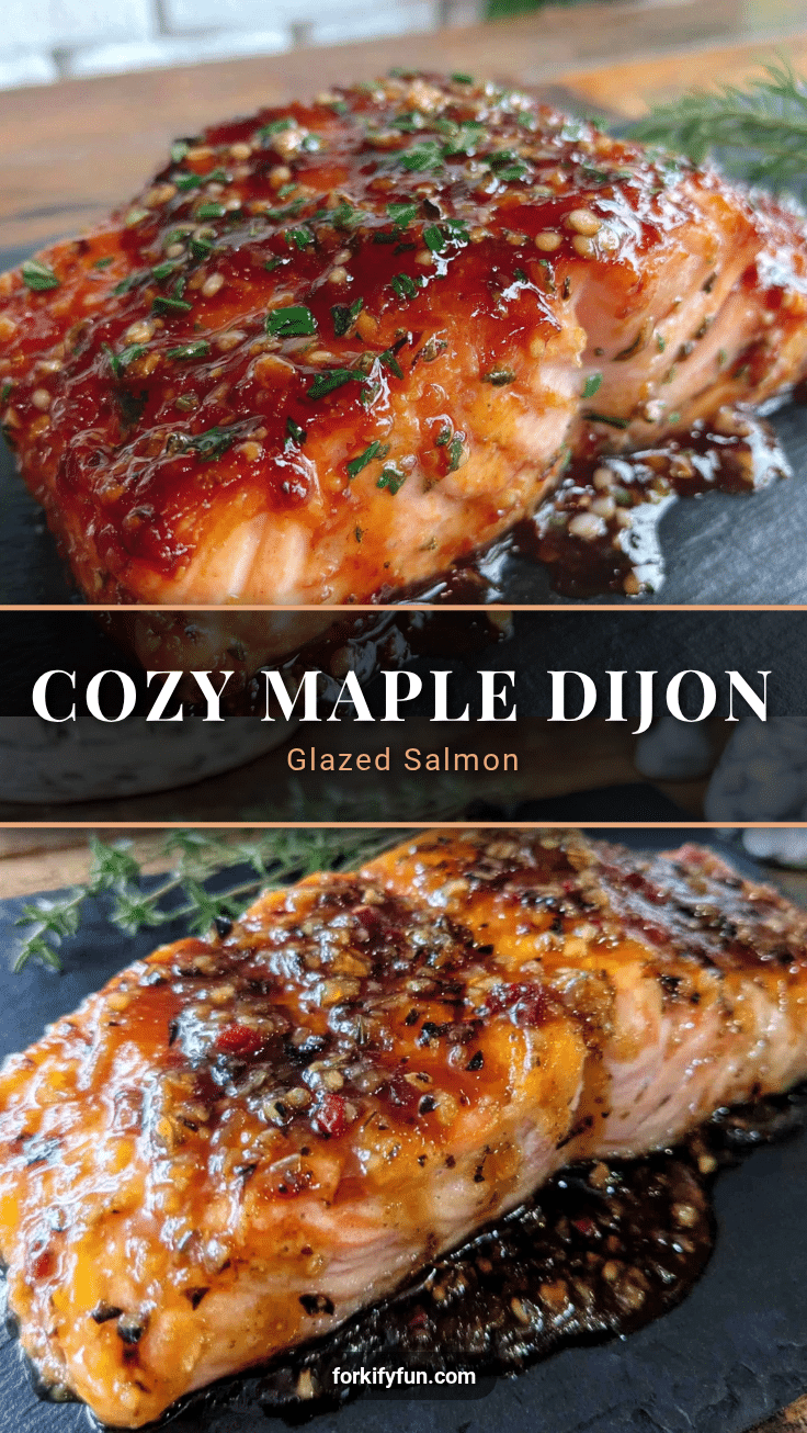 maple dijon glazed salmon recipe