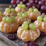 mini halloween fruit tray pumpkins - featured image