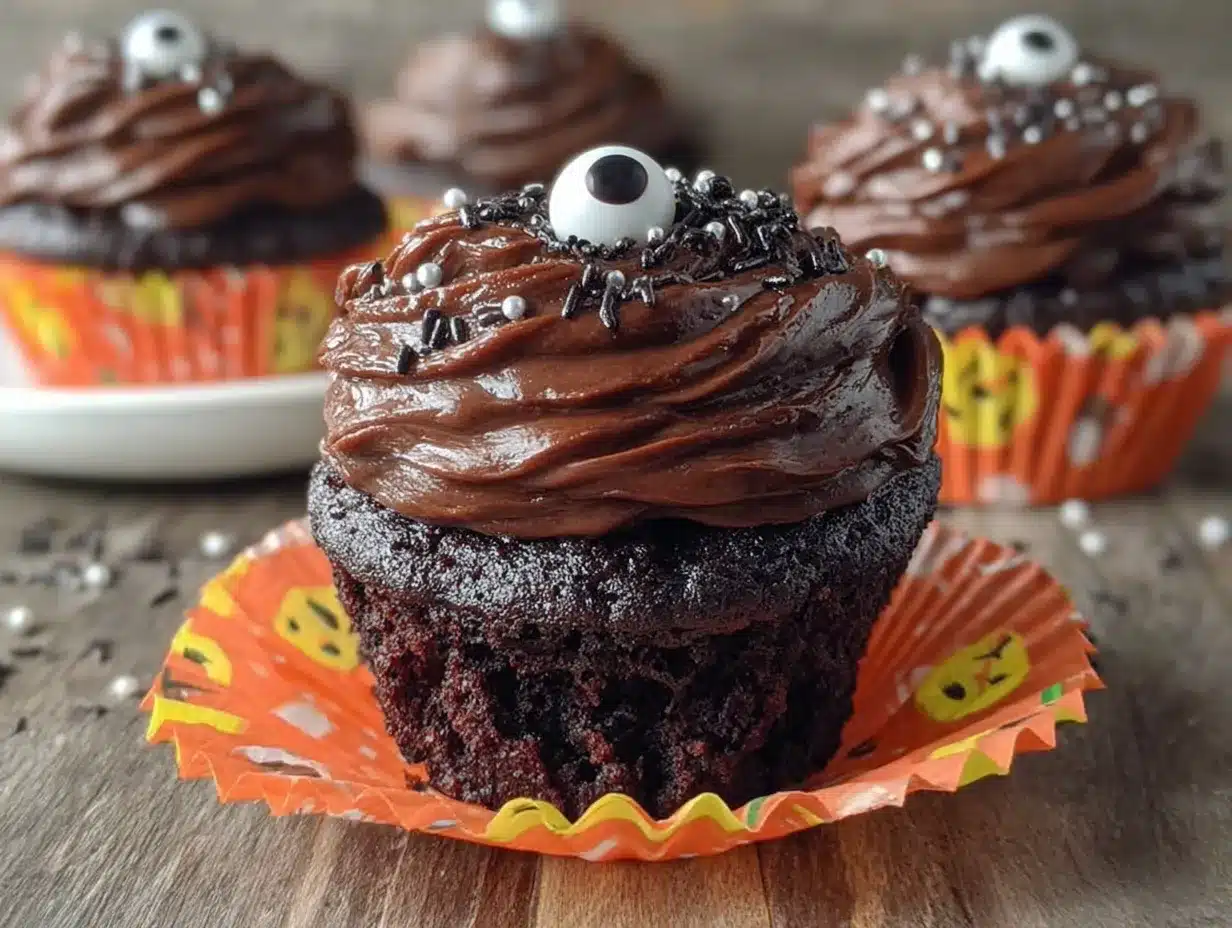 monster eye cupcakes preparation steps