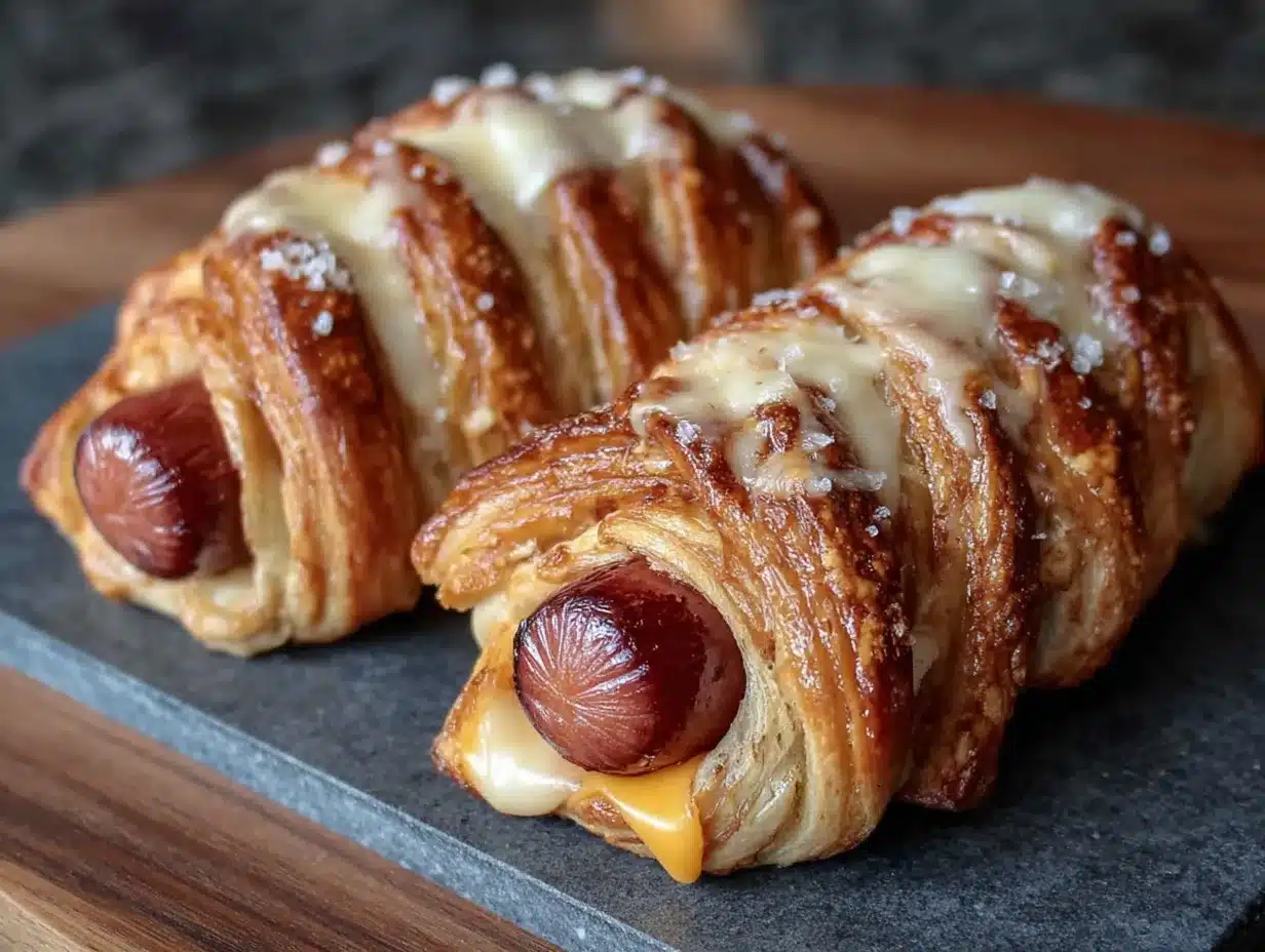 mummy hot dogs preparation steps