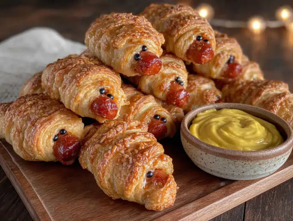mummy pigs in a blanket - featured image