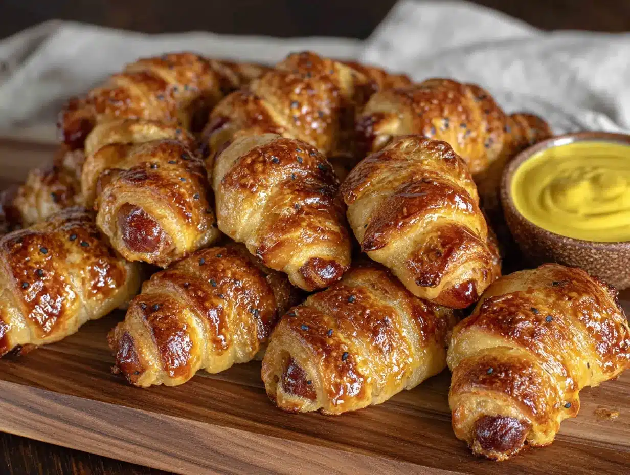 mummy pigs in a blanket preparation steps