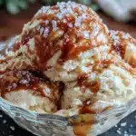 no-churn salted caramel ice cream - featured image
