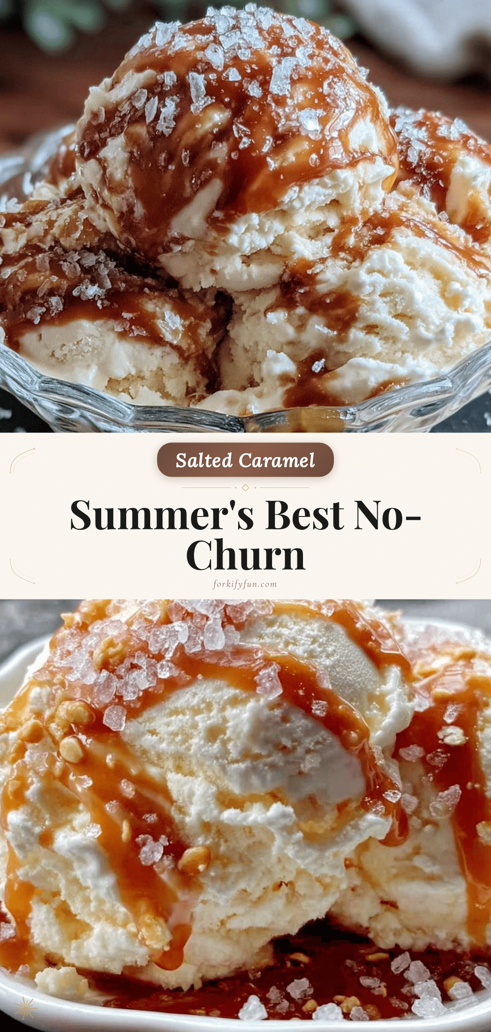 no-churn salted caramel ice cream recipe