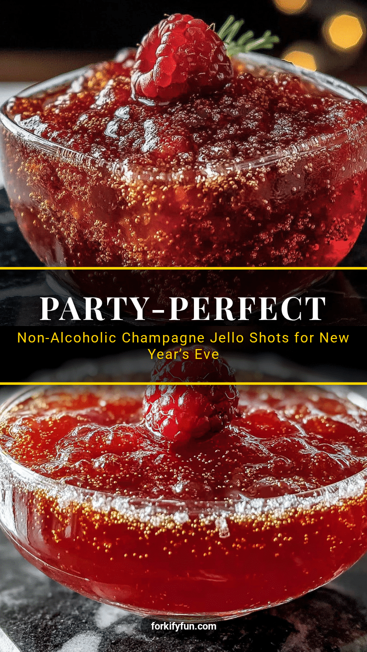 non-alcoholic champagne jello shots recipe