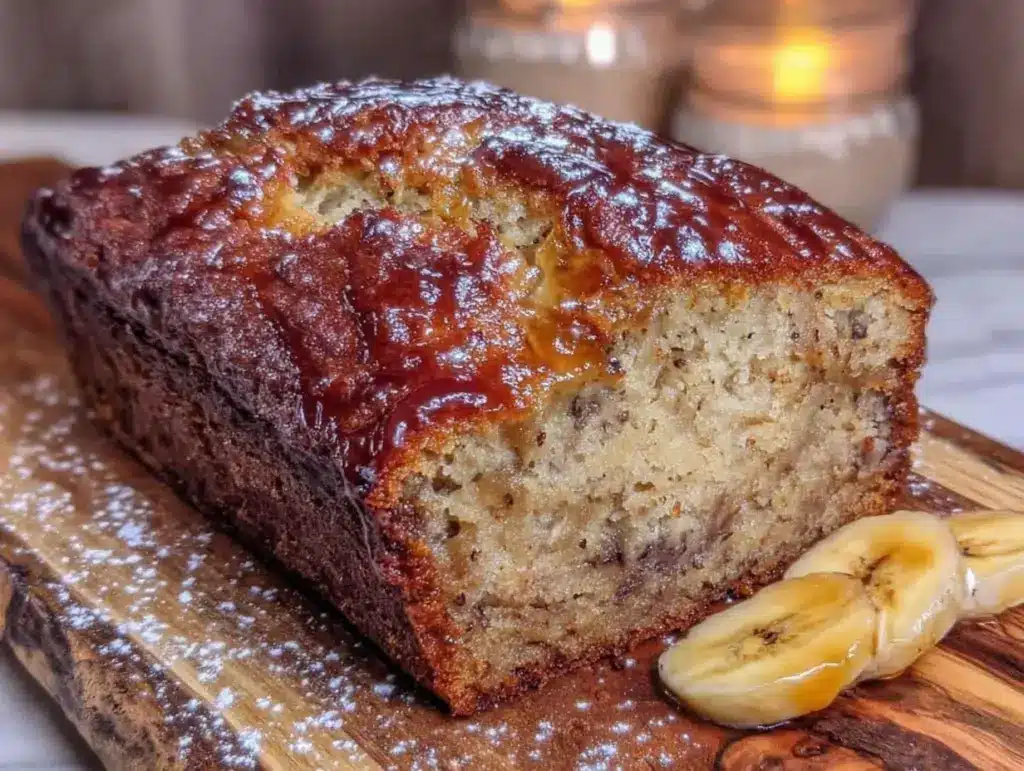 one bowl banana bread - featured image