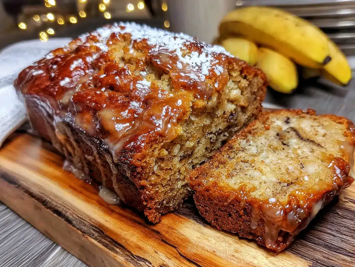 one bowl banana bread preparation steps