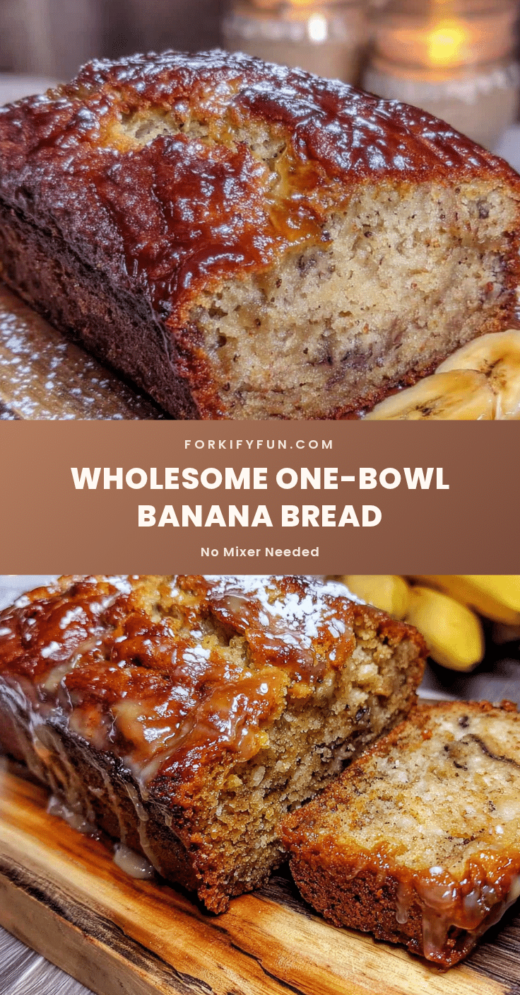 one bowl banana bread recipe