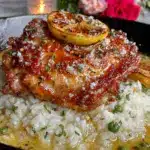 one-pan garlic butter chicken and rice - featured image