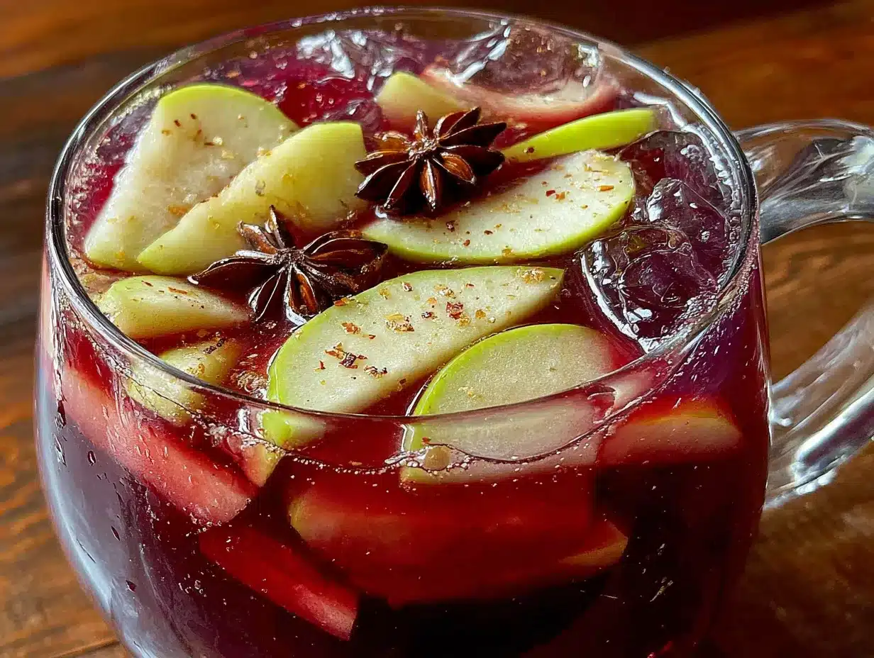 perfect fall sangria recipe preparation steps