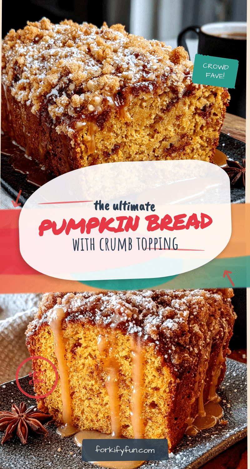 pumpkin bread with crumb topping recipe