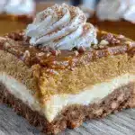 pumpkin cheesecake bars - featured image