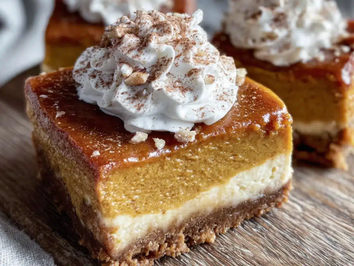 pumpkin cheesecake bars preparation steps