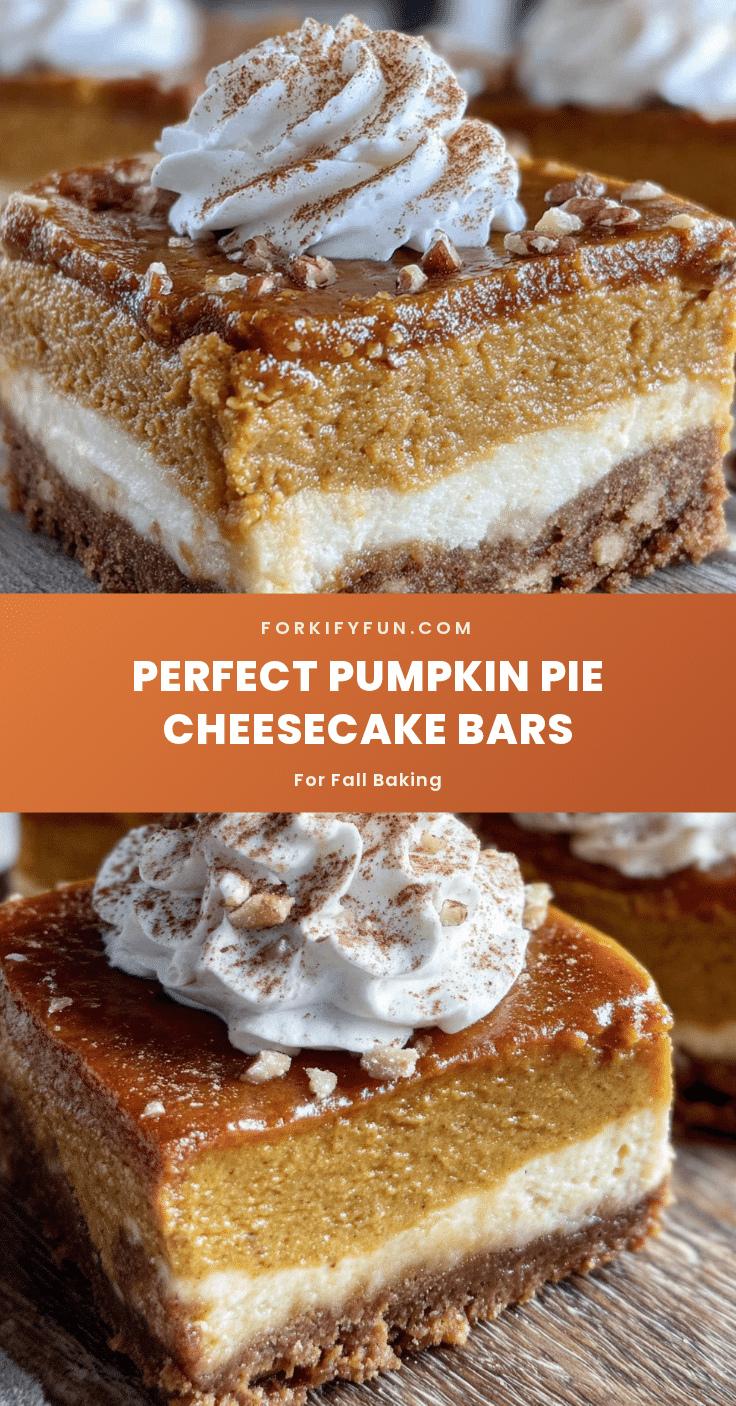 pumpkin cheesecake bars recipe