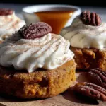 pumpkin pie cookies with cream cheese filling - featured image