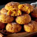 pumpkin snickerdoodle cookies - featured image