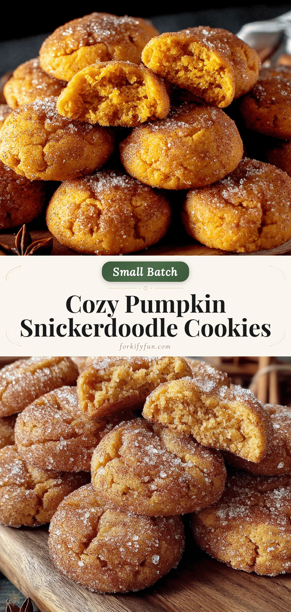 pumpkin snickerdoodle cookies recipe