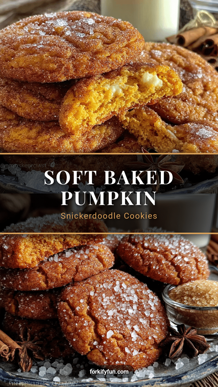 pumpkin snickerdoodle cookies recipe