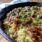 quick ground beef and rice skillet dinner - featured image