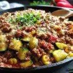 quick healthy ground turkey skillet - featured image