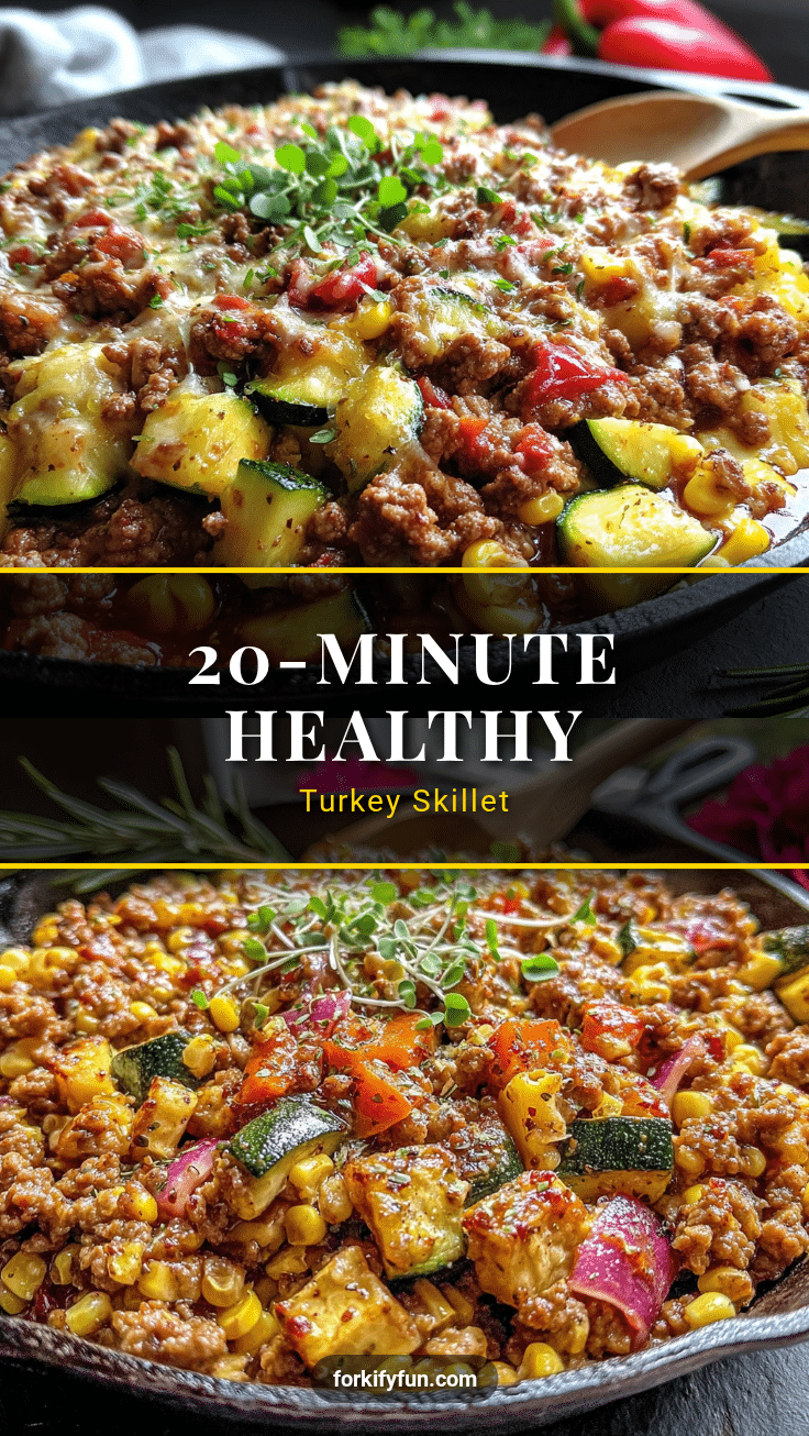 quick healthy ground turkey skillet recipe