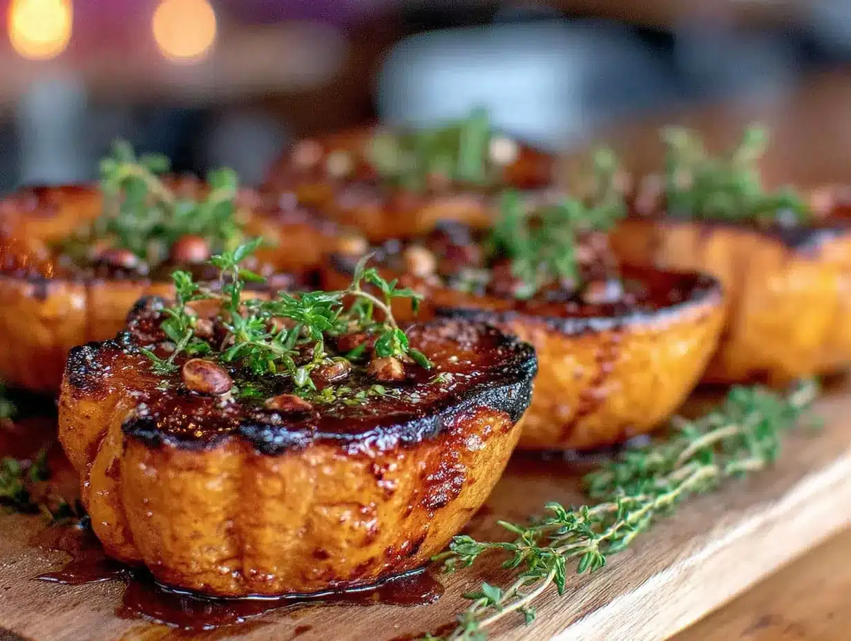 roasted honeynut squash with brown butter preparation steps
