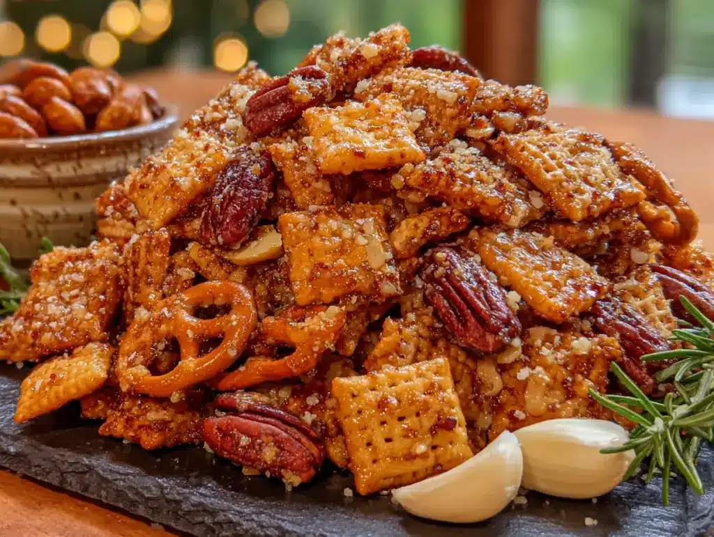 Savory Ranch Garlic Butter Chex Mix - featured image