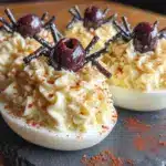 spider deviled eggs - featured image