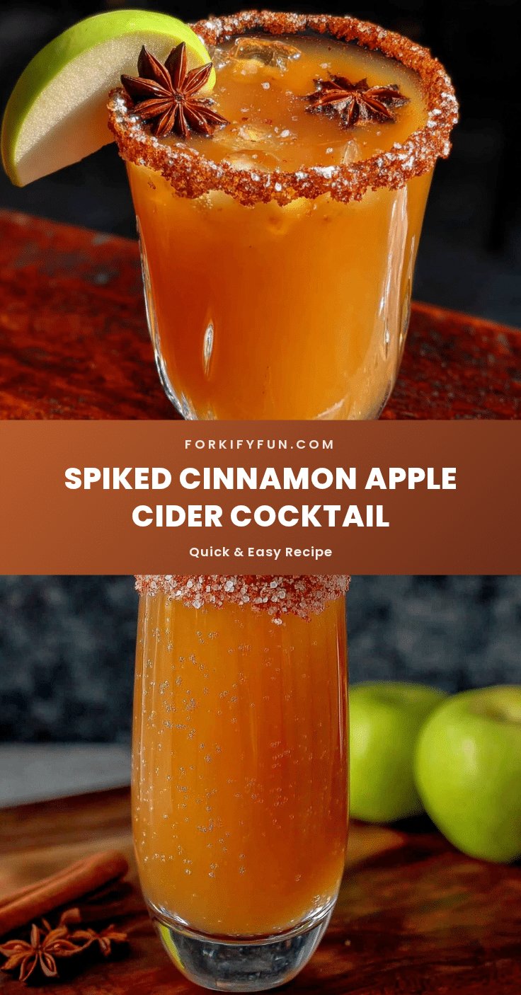 spiked apple cider halloween cocktail recipe