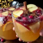 spiked apple cider sangria - featured image