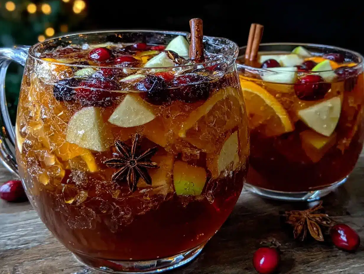 spiked apple cider sangria preparation steps