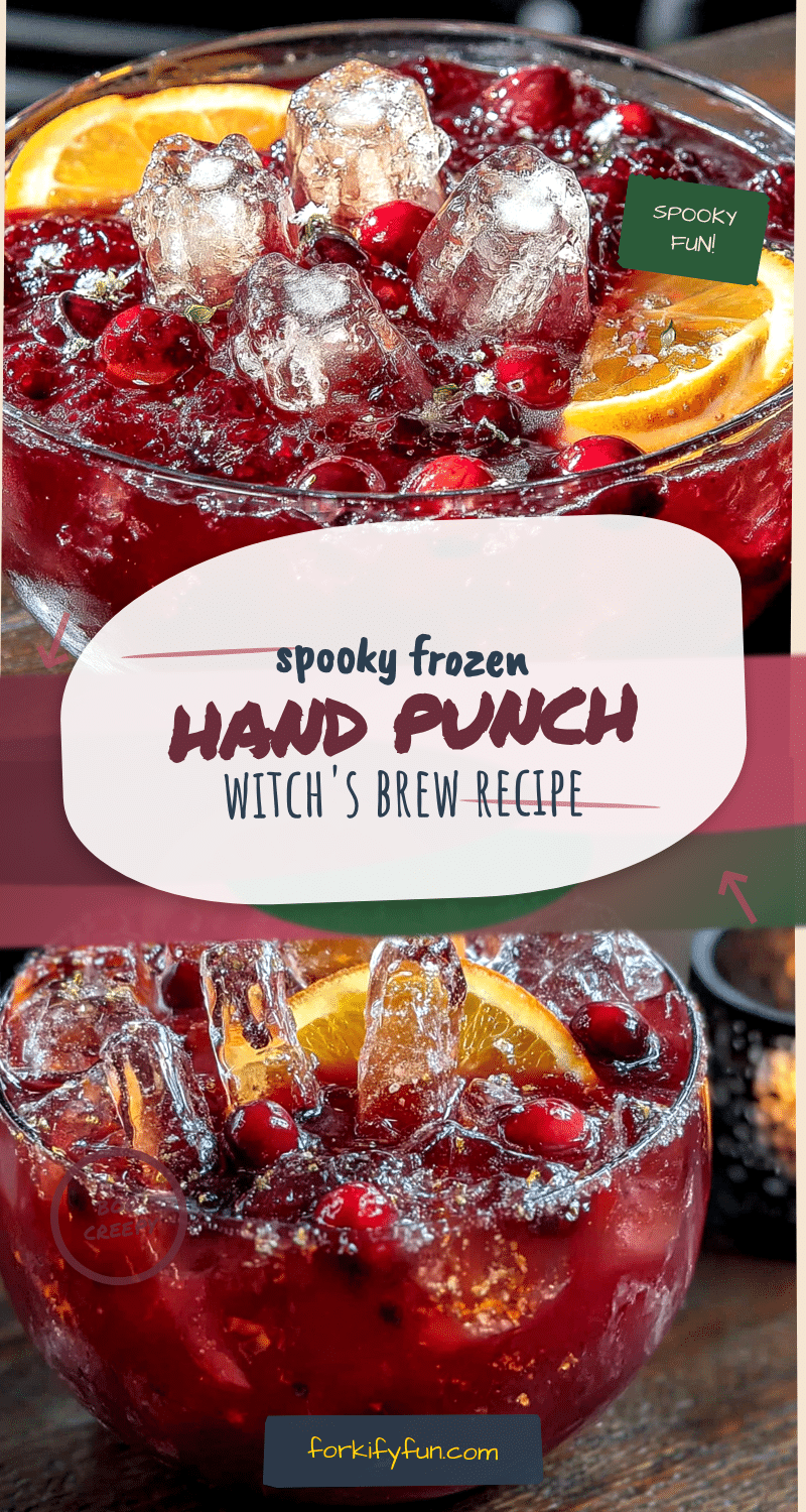 spooky frozen hand punch recipe