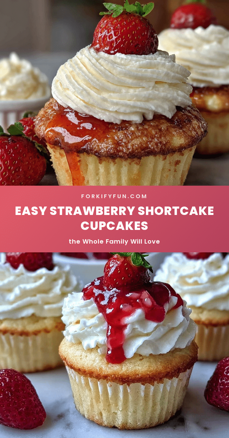 strawberry shortcake cupcakes recipe