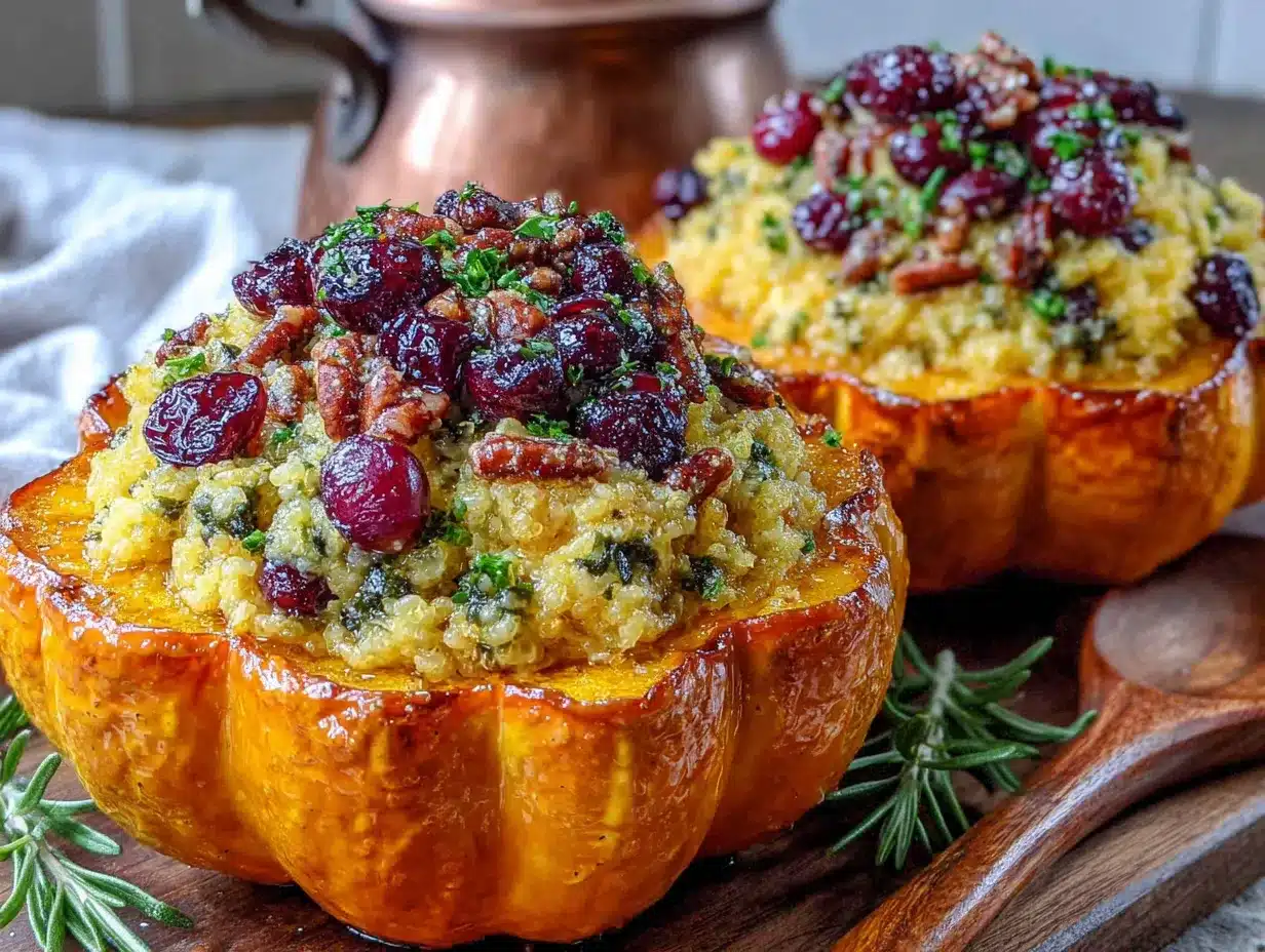 stuffed acorn squash preparation steps