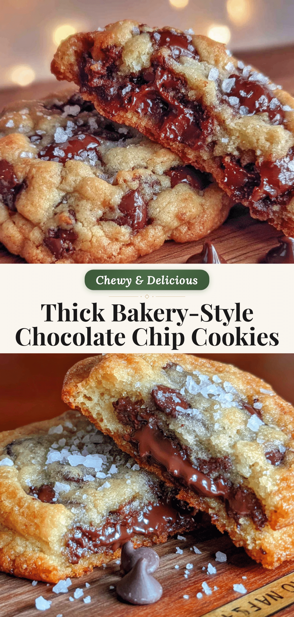 thick and chewy chocolate chip cookies recipe