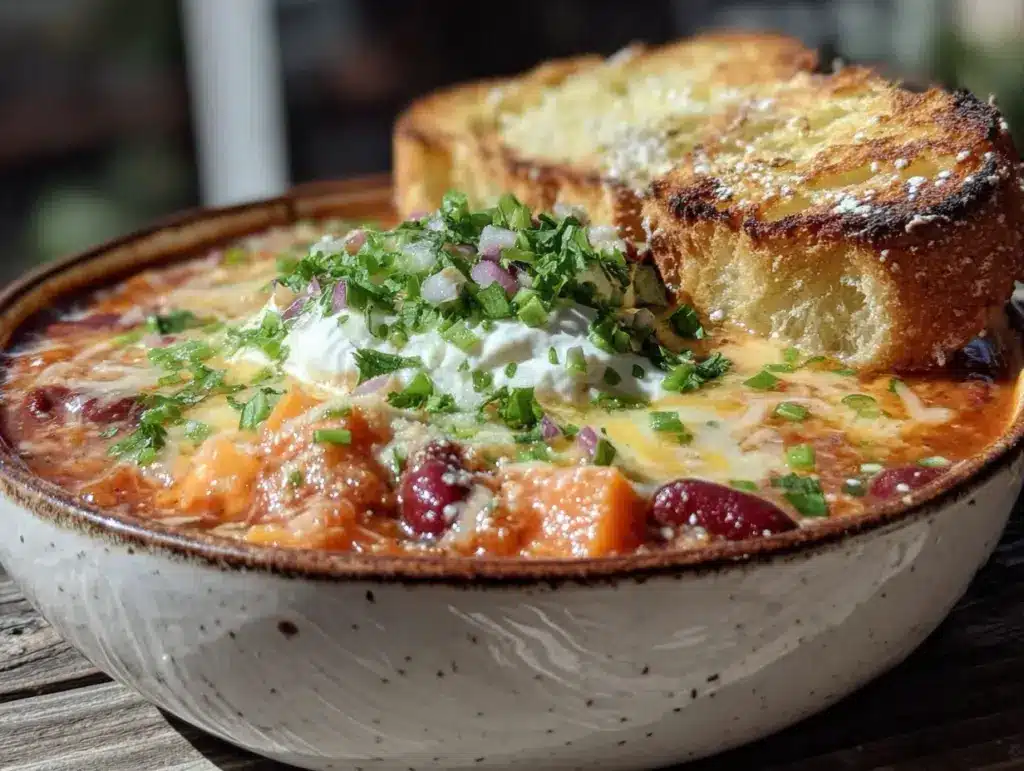 turkey chili with sweet potato - featured image