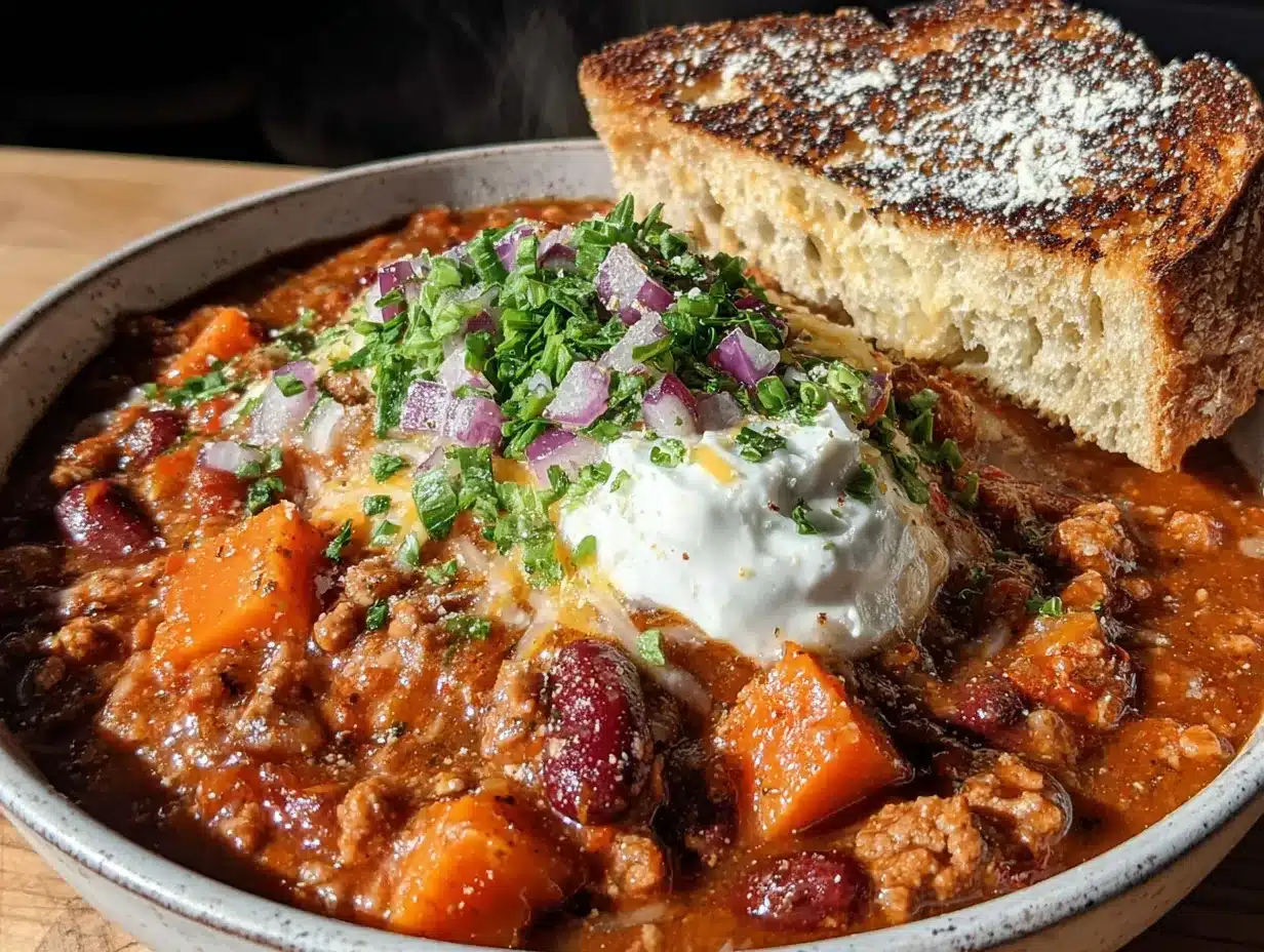 turkey chili with sweet potato preparation steps